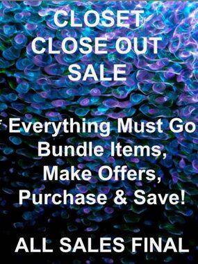 CLOSET CLOSING SOON SALE - https://poshmark.com/closet/lb0035
